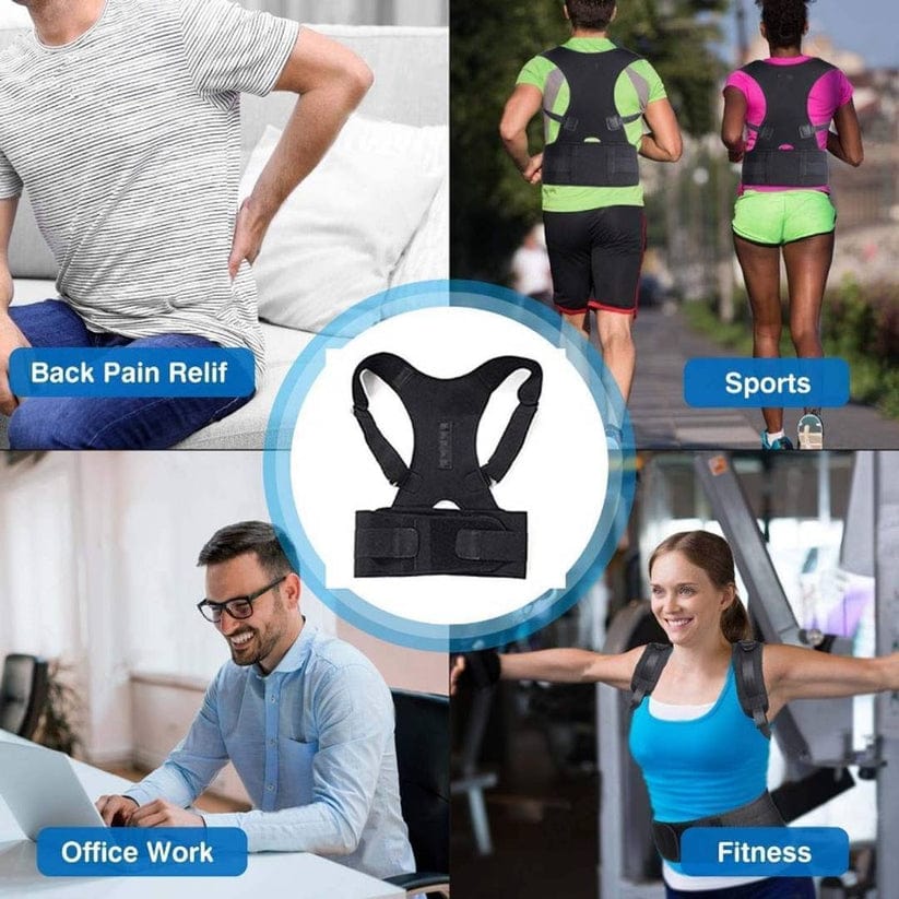 POSTURE CORRECTION BELT (UNISEX) - RELIEF FROM BAD POSTURE AND BACK PROBLEMS