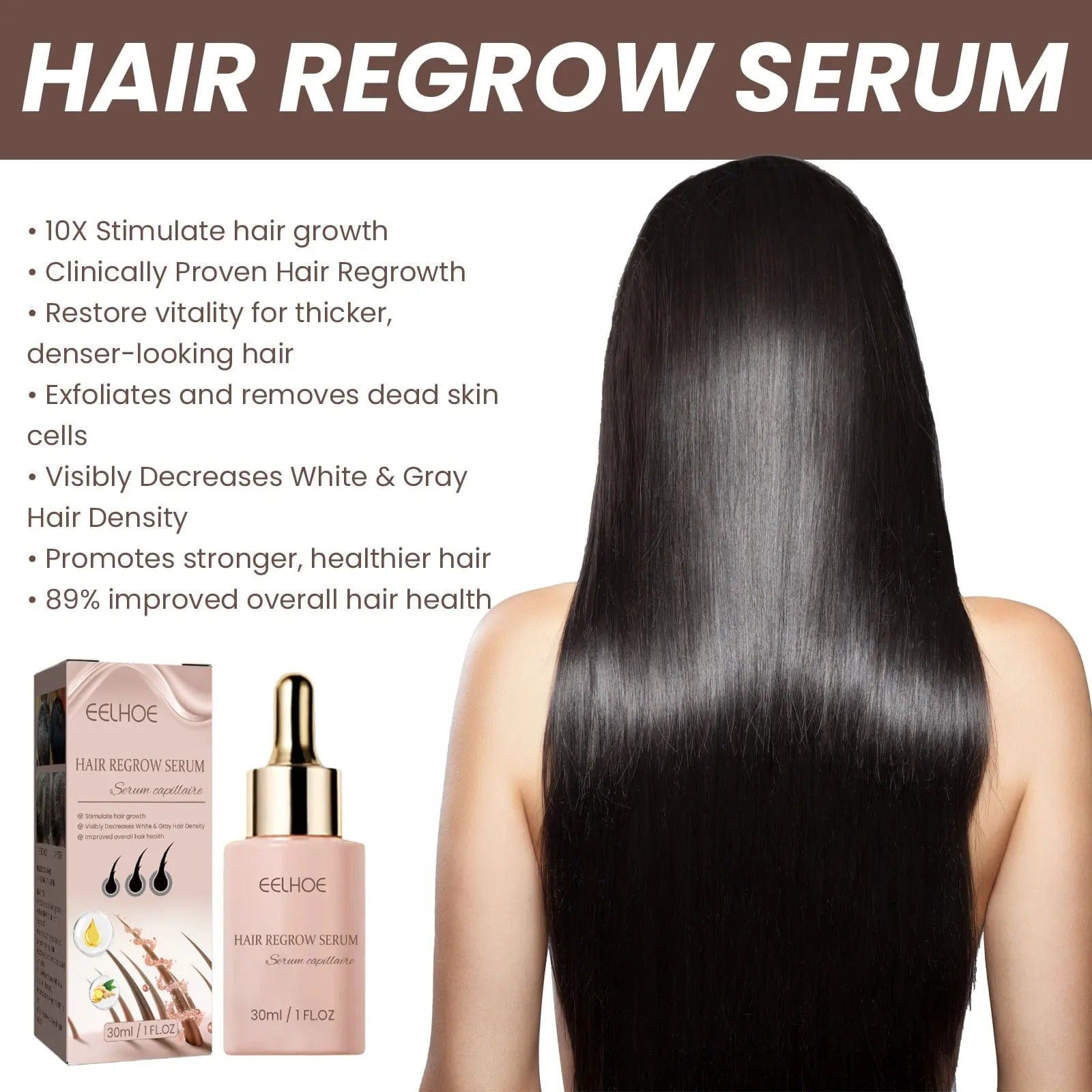 D-More Hair Regrowth Serum โ Perfect for Men & Women ๐โโ๏ธ๐โโ๏ธ - dmore