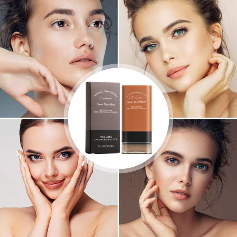 D-More 2-in-1 Foundation & Contour Stick – Sculpt & Glow in Seconds 💖 - dmore