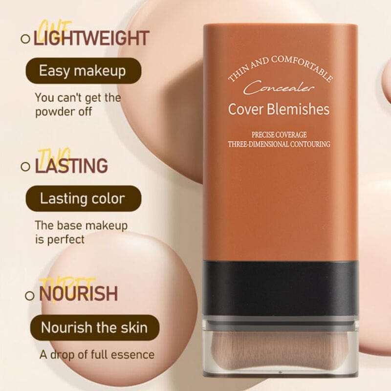 D-More 2-in-1 Foundation & Contour Stick – Sculpt & Glow in Seconds 💖 - dmore