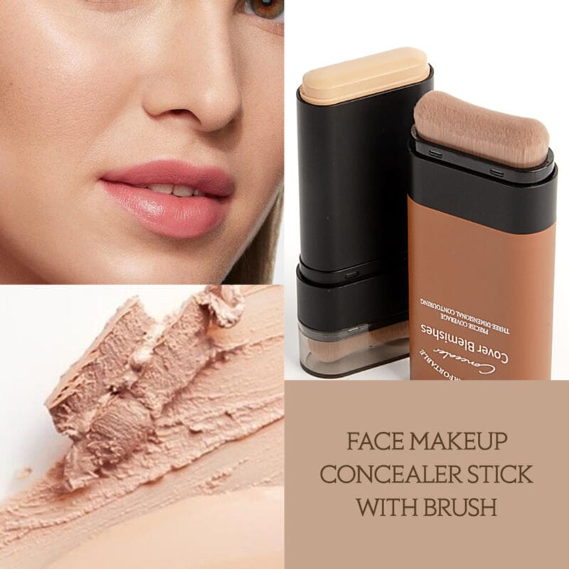 D-More 2-in-1 Foundation & Contour Stick – Sculpt & Glow in Seconds 💖 - dmore
