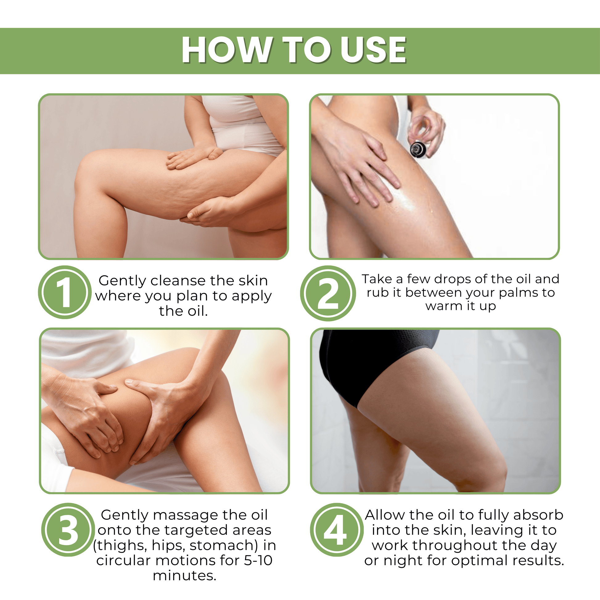 D-More Grapefruit Cellulite Targeting Thigh Slimming Oil - Buy 1 Get 1 Free - dmore