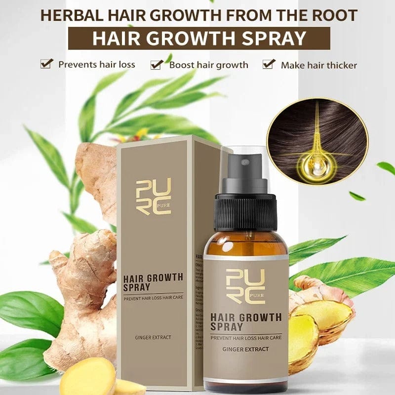 D-More Hair Growth Spray – Infused with Ginger & Angelica Extract 💧 - dmore