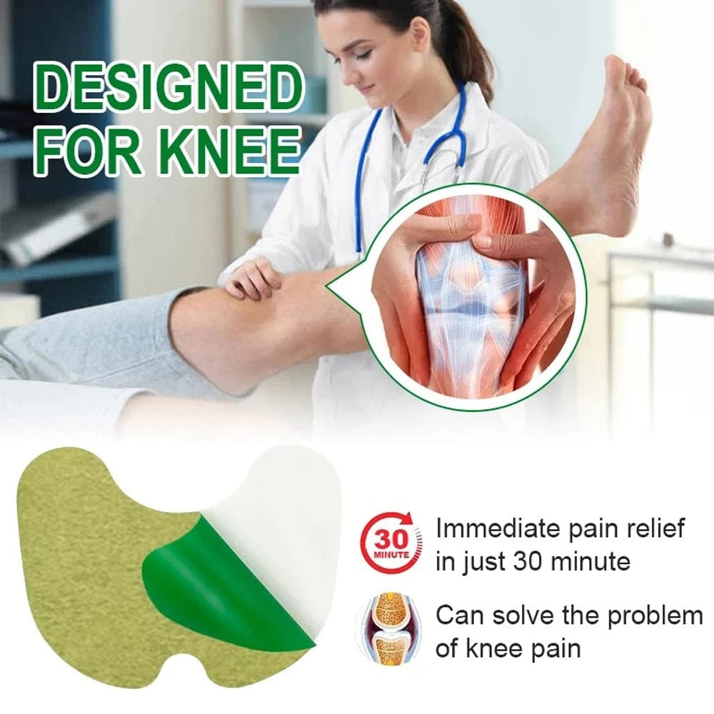 SC D-More Herbal Knee Patches – Instant Pain Relief in One Patch 💥👨🏻⚕️(12 Patches) - dmore