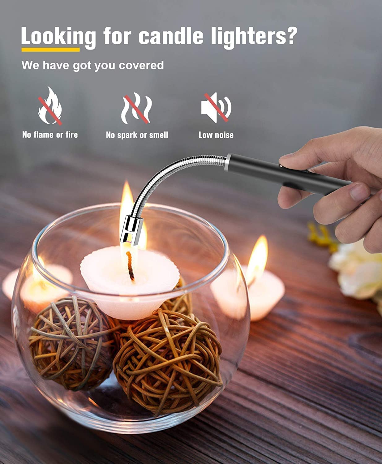 SC D-More Smart Kitchen Lighter – Rechargeable, Efficient & Long-Lasting!⚡ - dmore