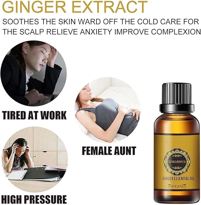 SC D-More Belly Drainage Ginger Oil – Lose Belly Fat & Detoxify Naturally✨ - dmore