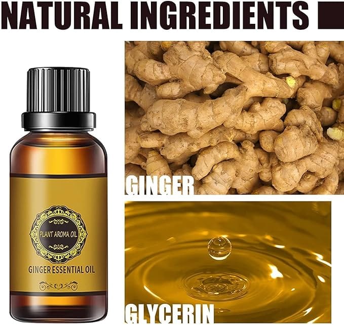 SC D-More Belly Drainage Ginger Oil – Lose Belly Fat & Detoxify Naturally✨ - dmore