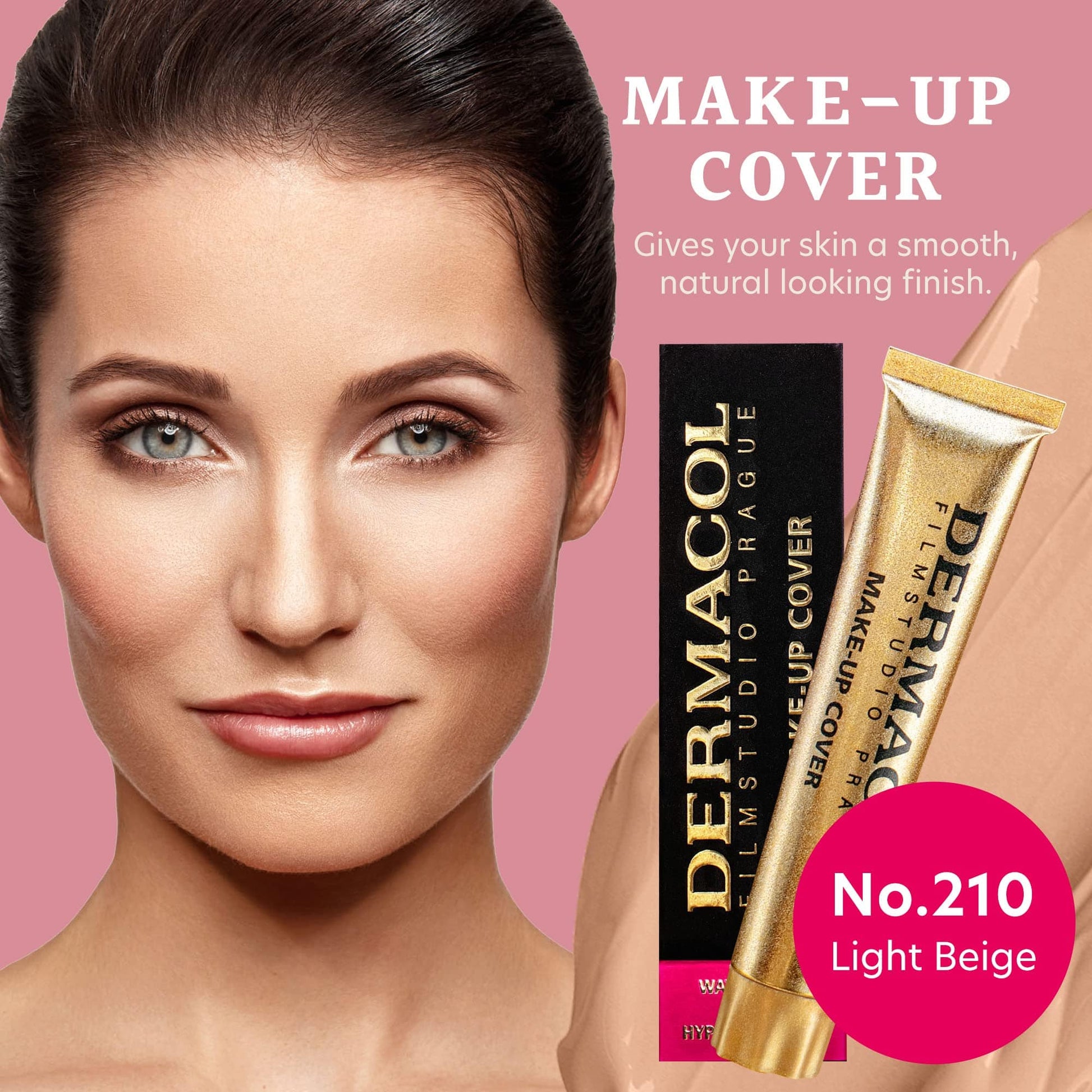 Dermacol 24H Full Coverage Foundation - Cover, Correct & Glow! ✨ - dmore
