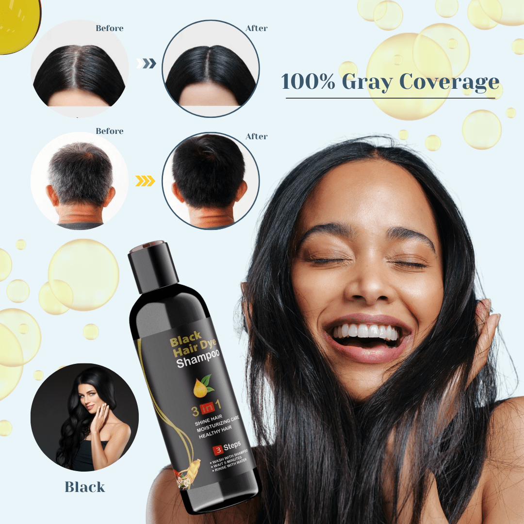 SC D-More SILKPULSE™️ HAIR DYE SHAMPOO (PACK OF 2) 🌿Pure Herbal Product 🌿
