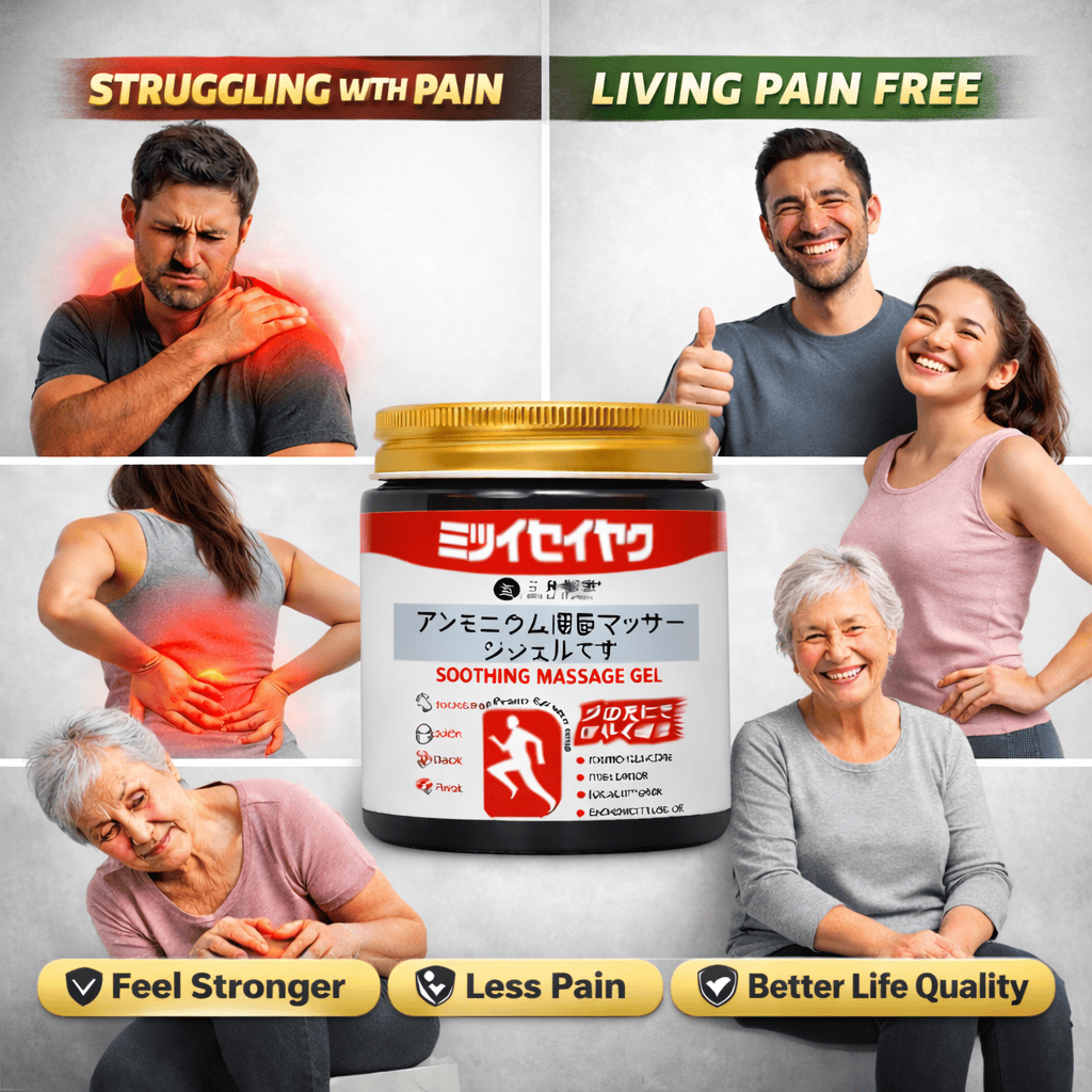 SD 🔥 Powerful Relief for Joint & Muscle Pain — Japanese Massage Gel