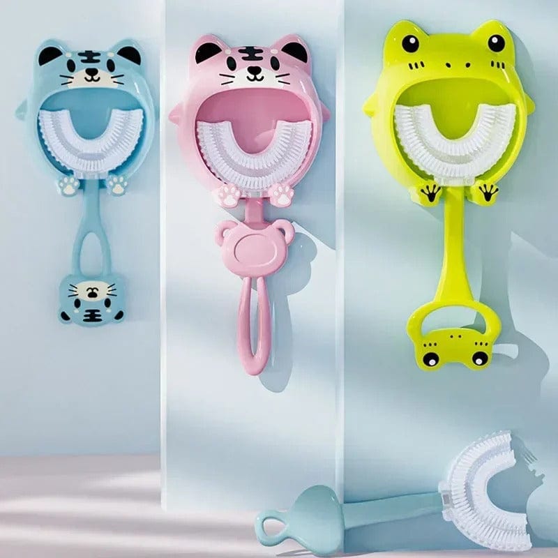 D-More Baby U-Shape Toothbrush - Gentle 360° Cleaning for Tiny Smiles 🦷 👶Pack 2 - dmore
