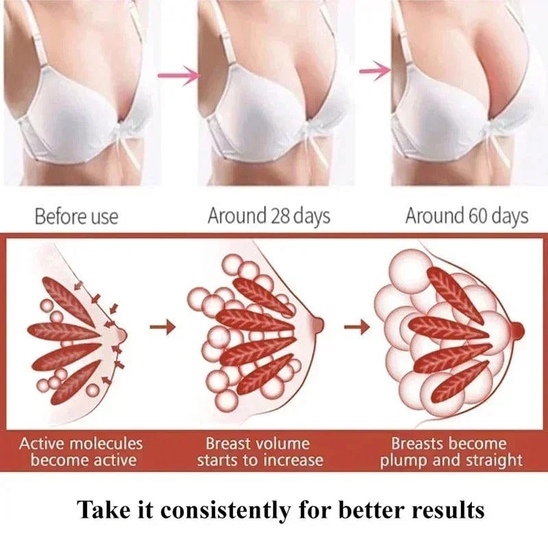 MD Breast Enlargement Cream – Bigger & Firmer in 2 Weeks 🔥 Buy 1 Get 1 Free 🔥 - dmore