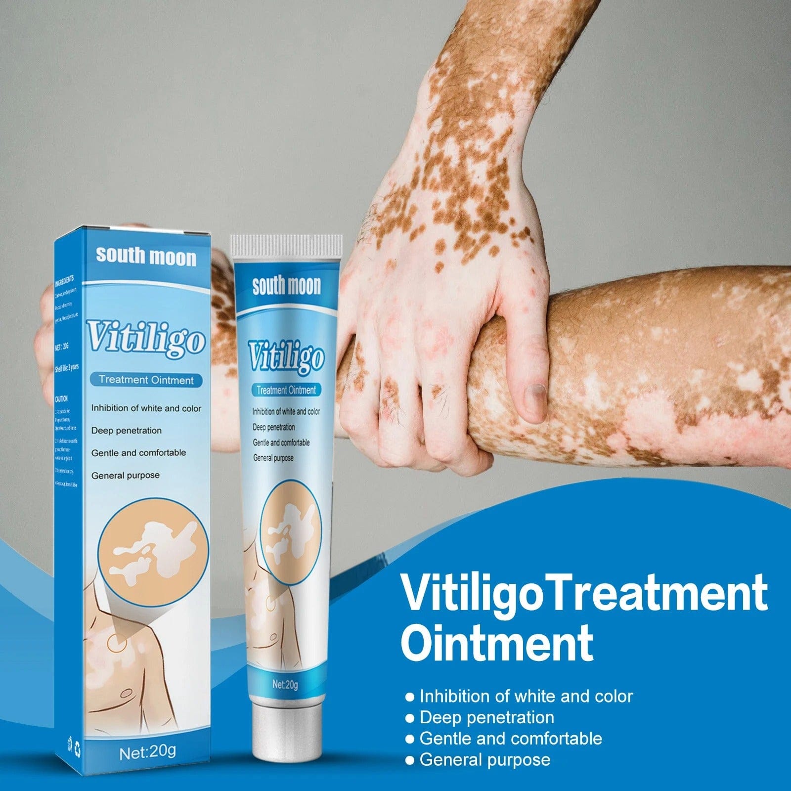 MD Herbal Vitiligo Cream- Visible Results in Just 7 Days! 🌸 PACK 2 - dmore