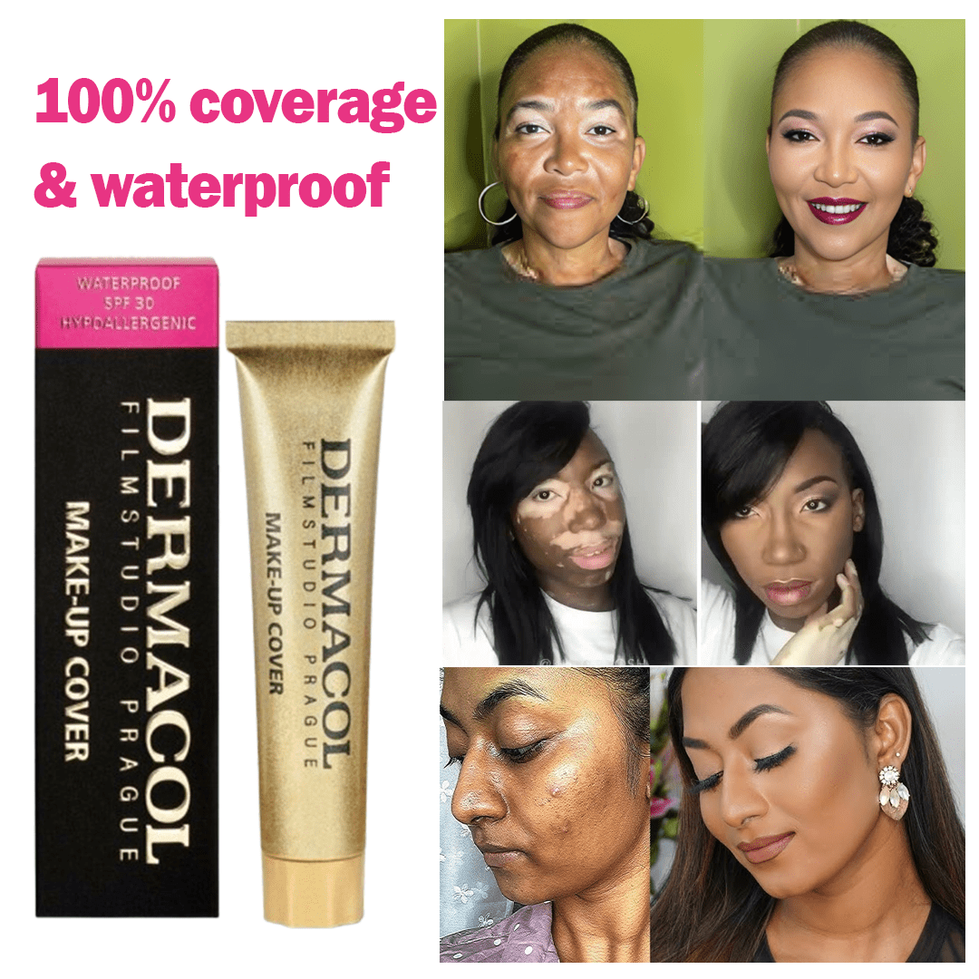 Dermacol 24H Full Coverage Foundation - Cover, Correct & Glow! ✨ - dmore