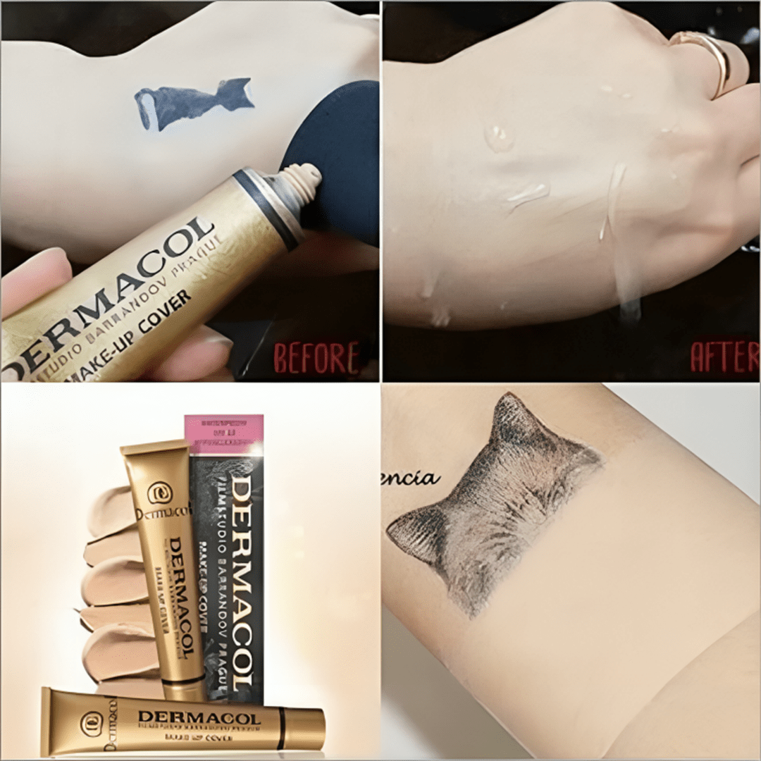 Dermacol 24H Full Coverage Foundation - Cover, Correct & Glow! ✨ - dmore