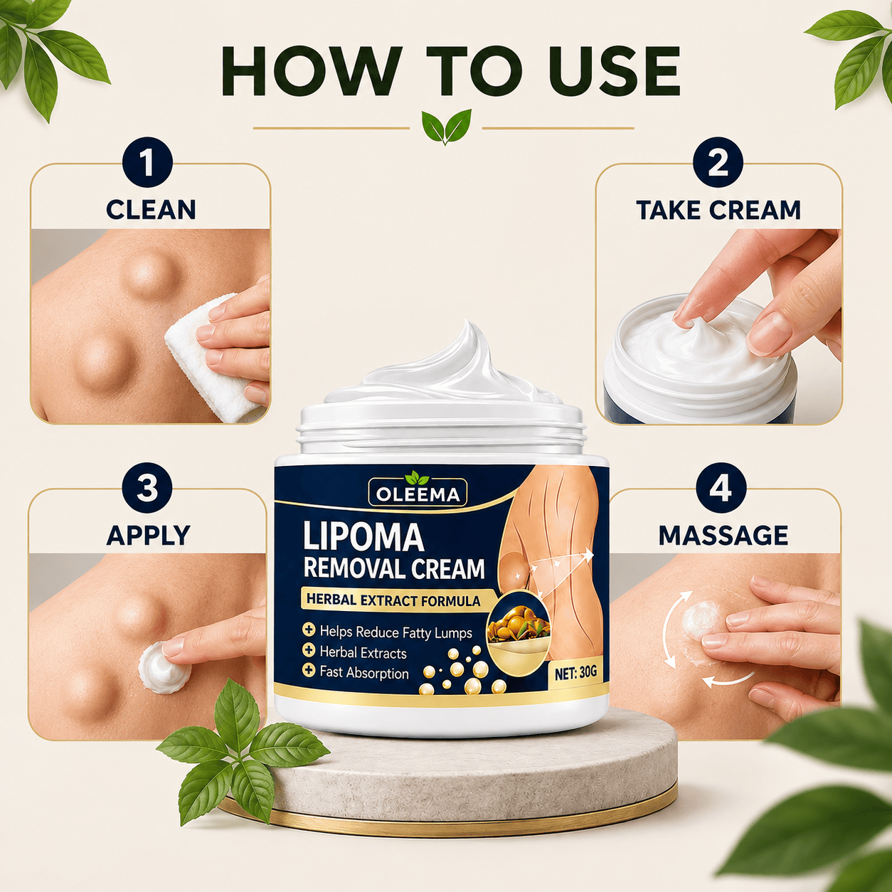 MD Herbal Skin Care Cream for Uneven Skin Texture | Expert-Recommended Formula