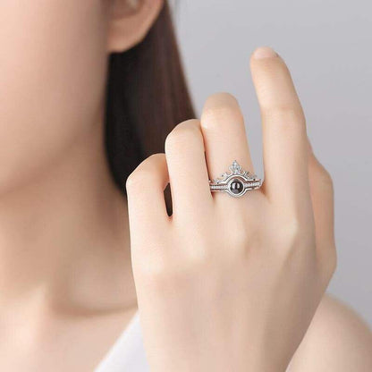 PREMIUM QUALITY 100 LANGUAGE I LOVE YOU RING