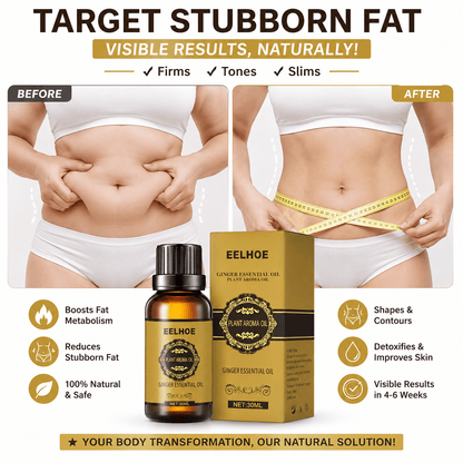SC Belly Drainage Ginger Oil – Lose Belly Fat & Detoxify Naturally✨