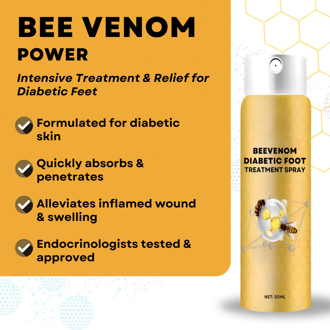 🌿 D-more BeeVenom Diabetic Foot Treatment Spray 🌟