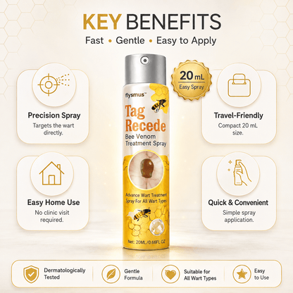 SD Bee Venom Tag & Wart Remover spray - Fast & Easy At-Home in 3 weeks
