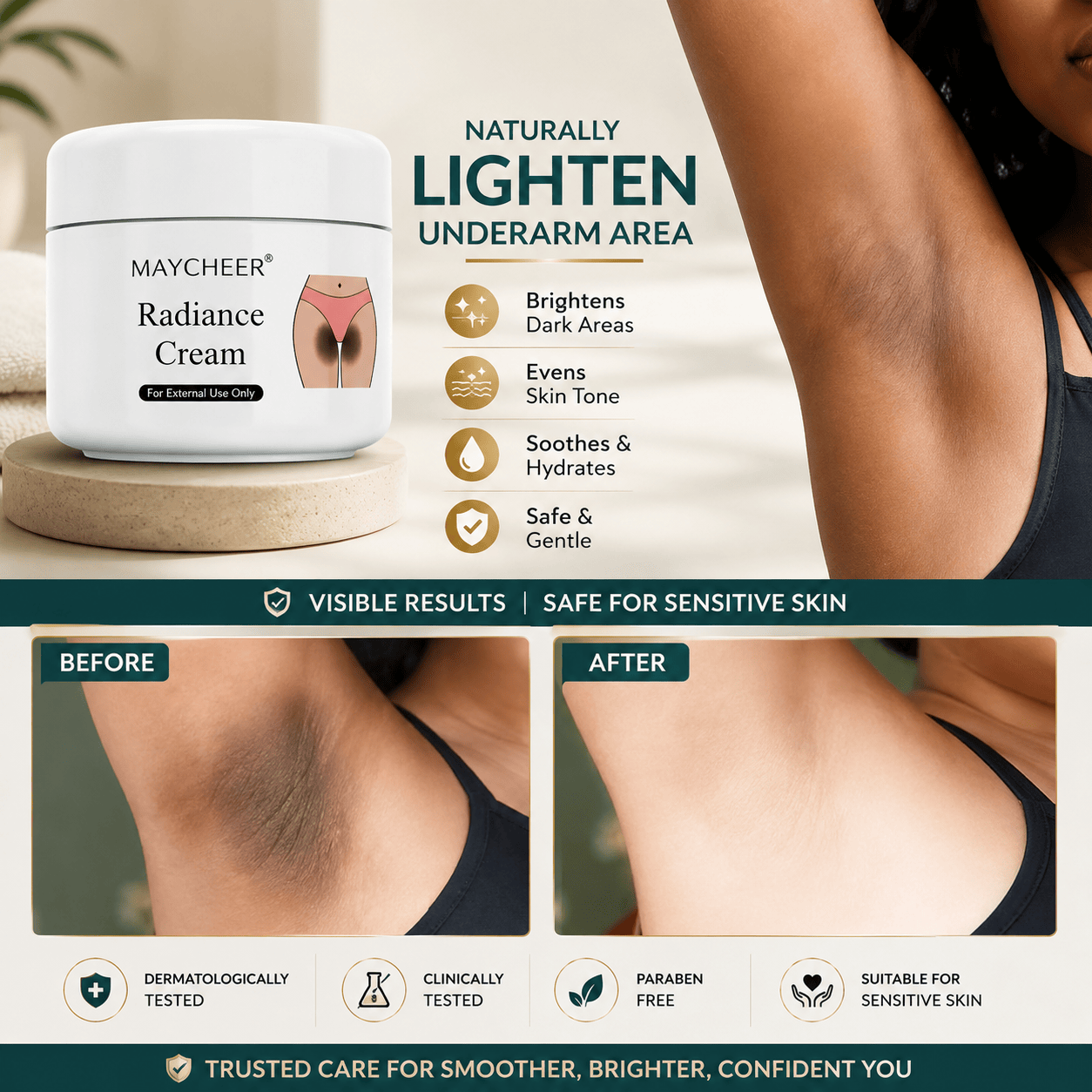 SD Inner Thigh Brightening Cream – Instant Glow, Instant Confidence! 🌿