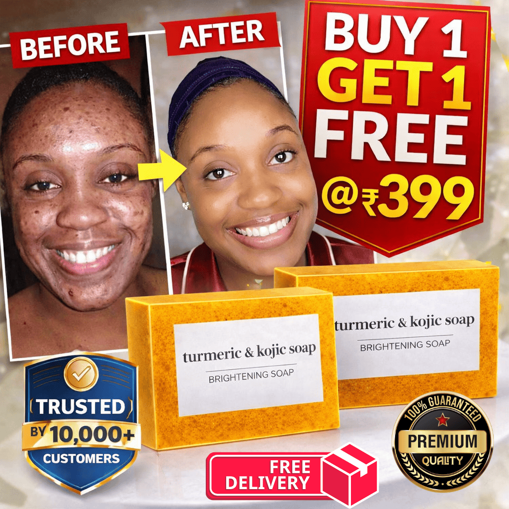 SD 🔥 Powerful 🌿 Natura Tan Removal Formula —  Turmeric & Kojic Brightening Soap