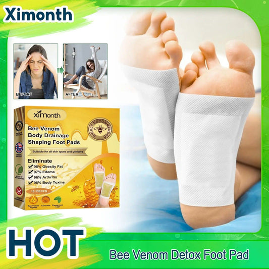 D-More Bee Venom Foot Patches-  Detox While You Sleep! 🌙🐝🌱(10 pcs) - dmore