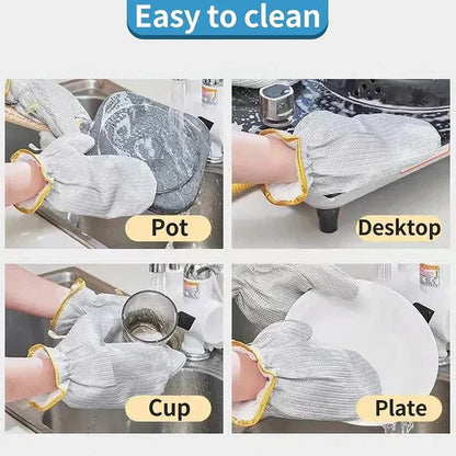 D-More Water Proof Non-Scratch Dish Washing Wire Gloves