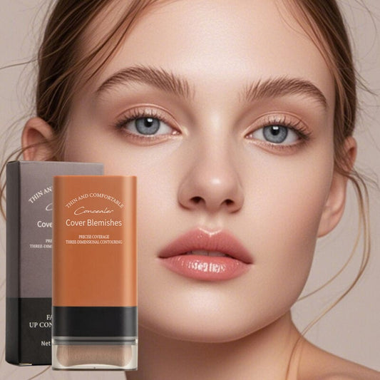 D-More 2-in-1 Foundation & Contour Stick – Sculpt & Glow in Seconds 💖 - dmore