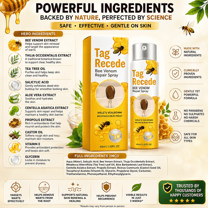 SD Bee Venom Tag & Wart Remover spray - Fast & Easy At-Home in 3 weeks
