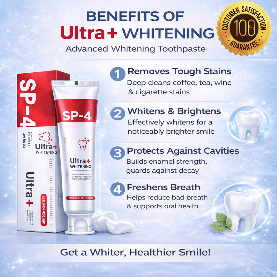 Ultra+ Intensive Teeth Whitening & Enamel Protection Toothpaste - dmore