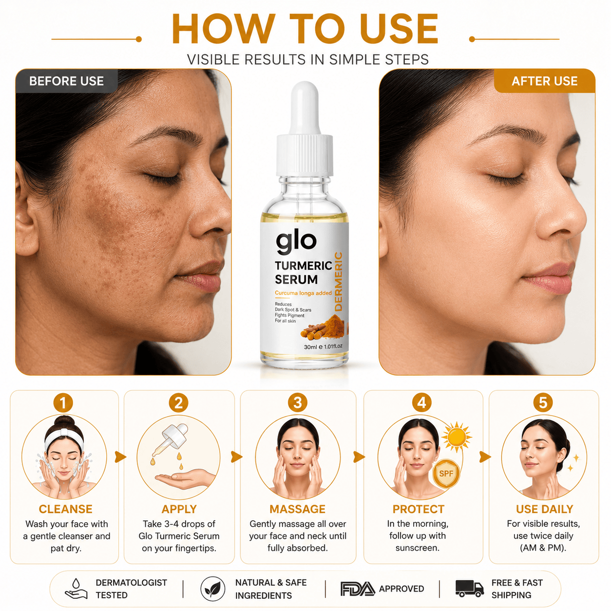 SD Turmeric Spot Corrector Serum🫚 Get result in just 7 days