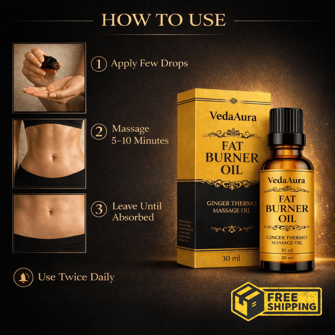 VedaAura™ Luxury Thermo Fat Burner Oil | Luxury Body Sculpting, Redefined. - dmore