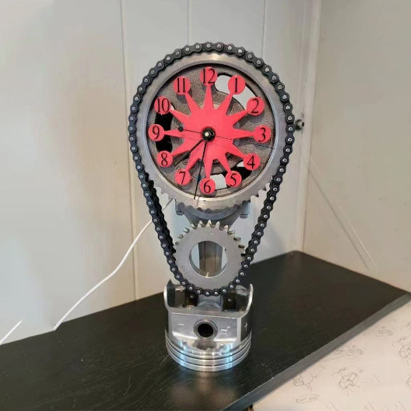 Rotating Gear Clock