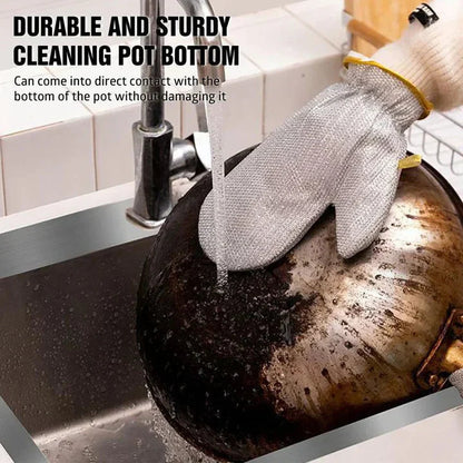 D-More Water Proof Non-Scratch Dish Washing Wire Gloves