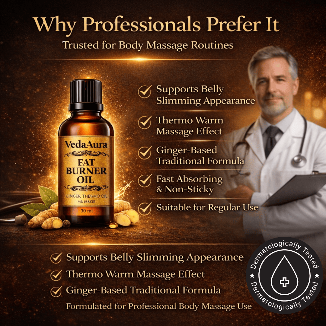 VedaAura™ Luxury Thermo Fat Burner Oil | Luxury Body Sculpting, Redefined. - dmore