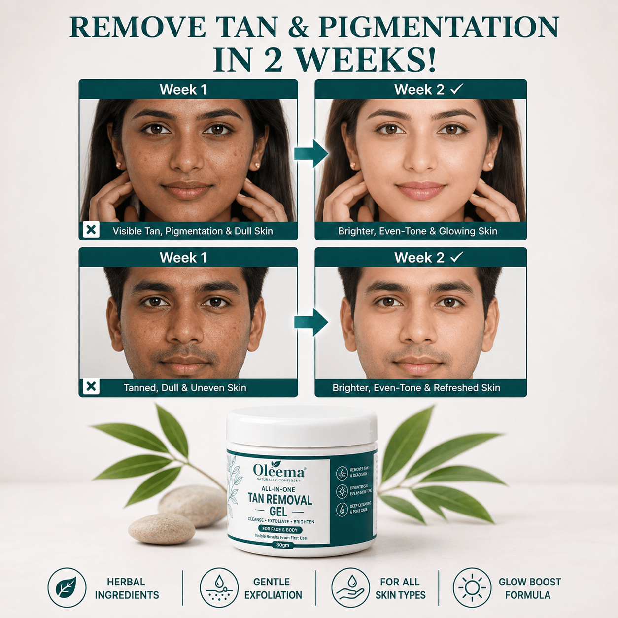 SD OLEEMA ALL-IN-ONE TAN REMOVAL GEL