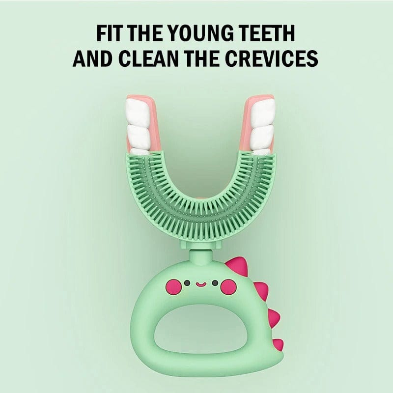 D-More Baby U-Shape Toothbrush - Gentle 360° Cleaning for Tiny Smiles 🦷 👶Pack 2 - dmore