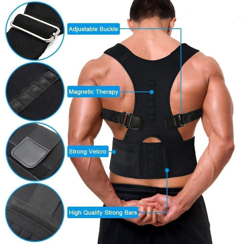 POSTURE CORRECTION BELT (UNISEX) - RELIEF FROM BAD POSTURE AND BACK PROBLEMS