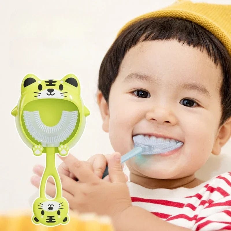 D-More Baby U-Shape Toothbrush - Gentle 360° Cleaning for Tiny Smiles 🦷 👶Pack 2 - dmore