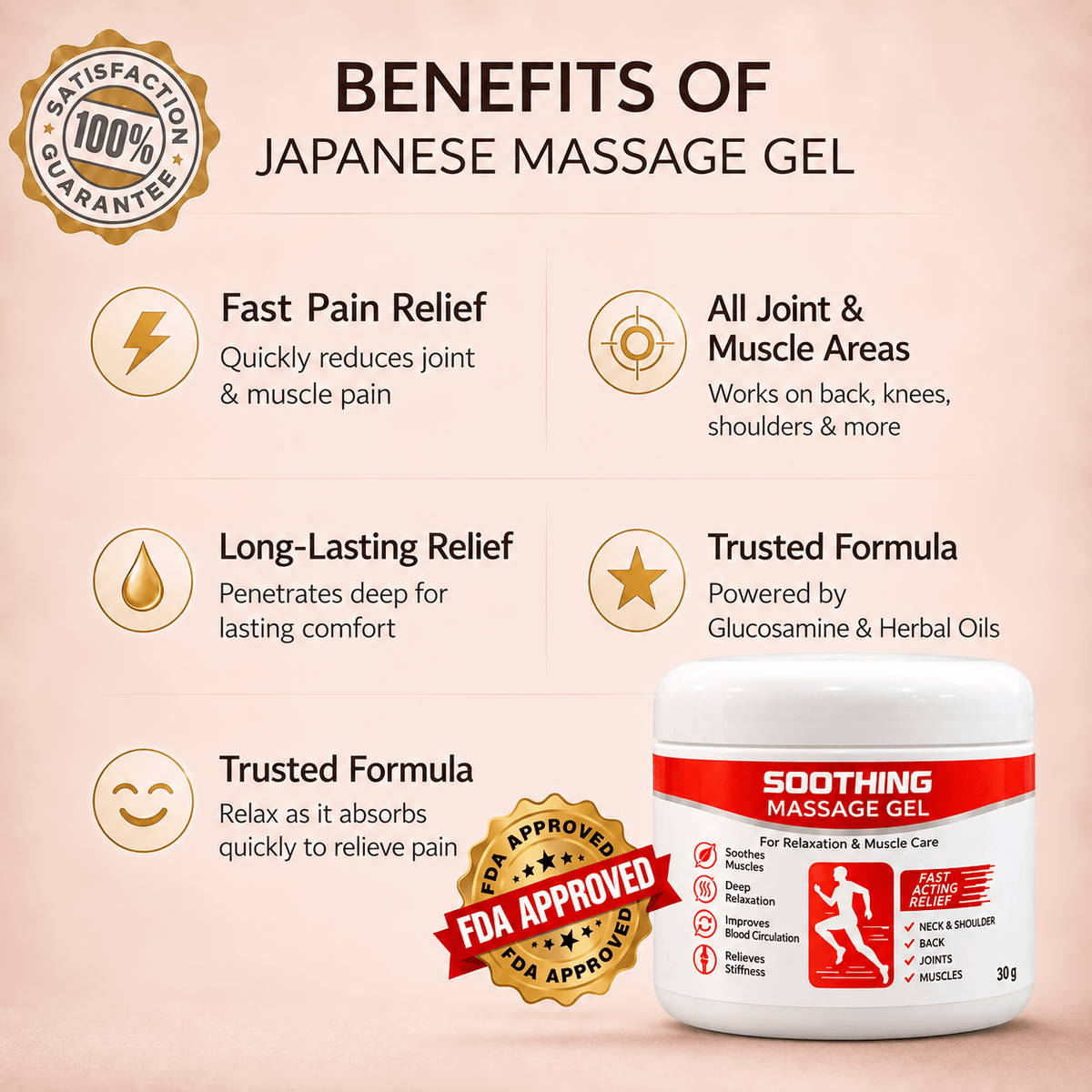 MD Soothing Massage Gel: Stiff Mornings? Tired Evenings? Make Everyday Comfort Your Daily Ritual.