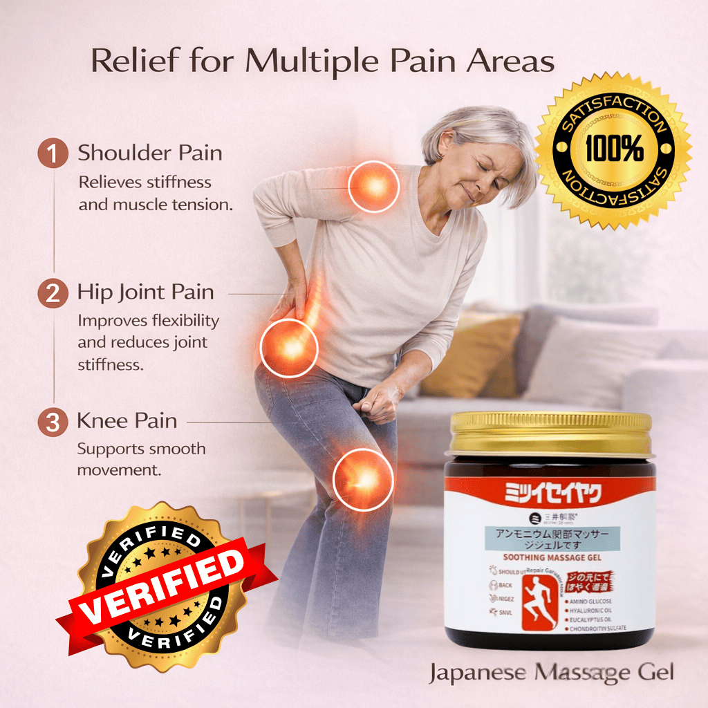 SD 🔥 Powerful Relief for Joint & Muscle Pain — Japanese Massage Gel