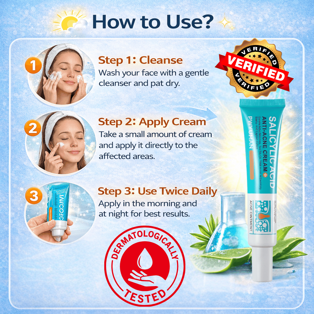 SD Salicylic Acid Anti-Acne Cream 💧 :  Acne-Free Glow - dmore