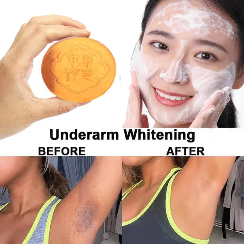 D-Tan Body Whitening Soap – Instant Tan Removal & Glow Booster 💖✨ Pack 2