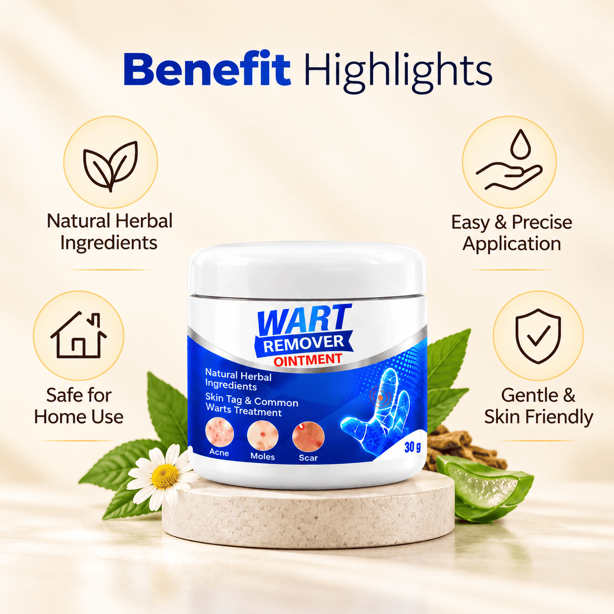 MD Advance Wart Remover cream – Fast & Easy At-Home | Buy 1 Get 1 Free - dmore