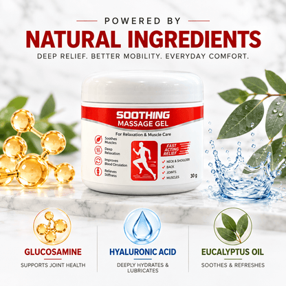 MD Soothing Massage Gel: Stiff Mornings? Tired Evenings? Make Everyday Comfort Your Daily Ritual.