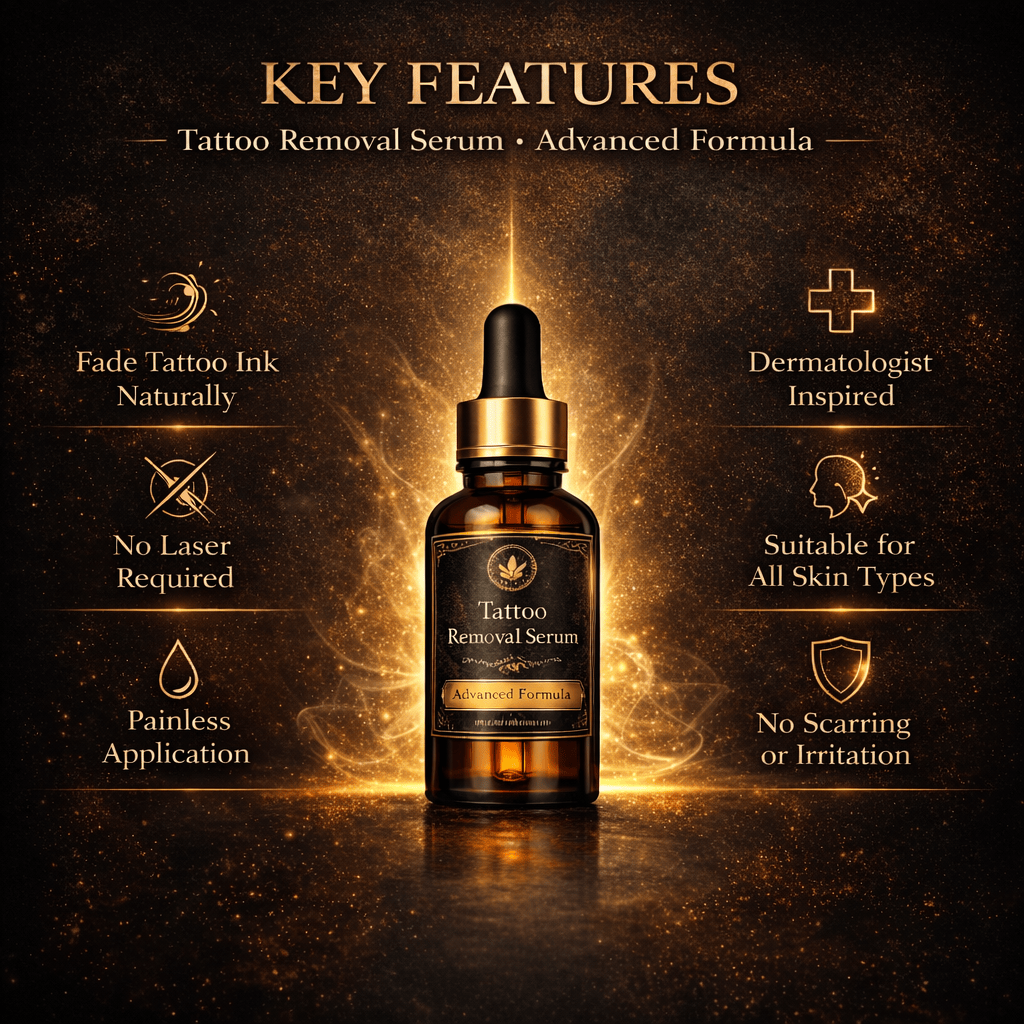 Tattoo Removal Serum – Advanced Skin Fading Formula - dmore