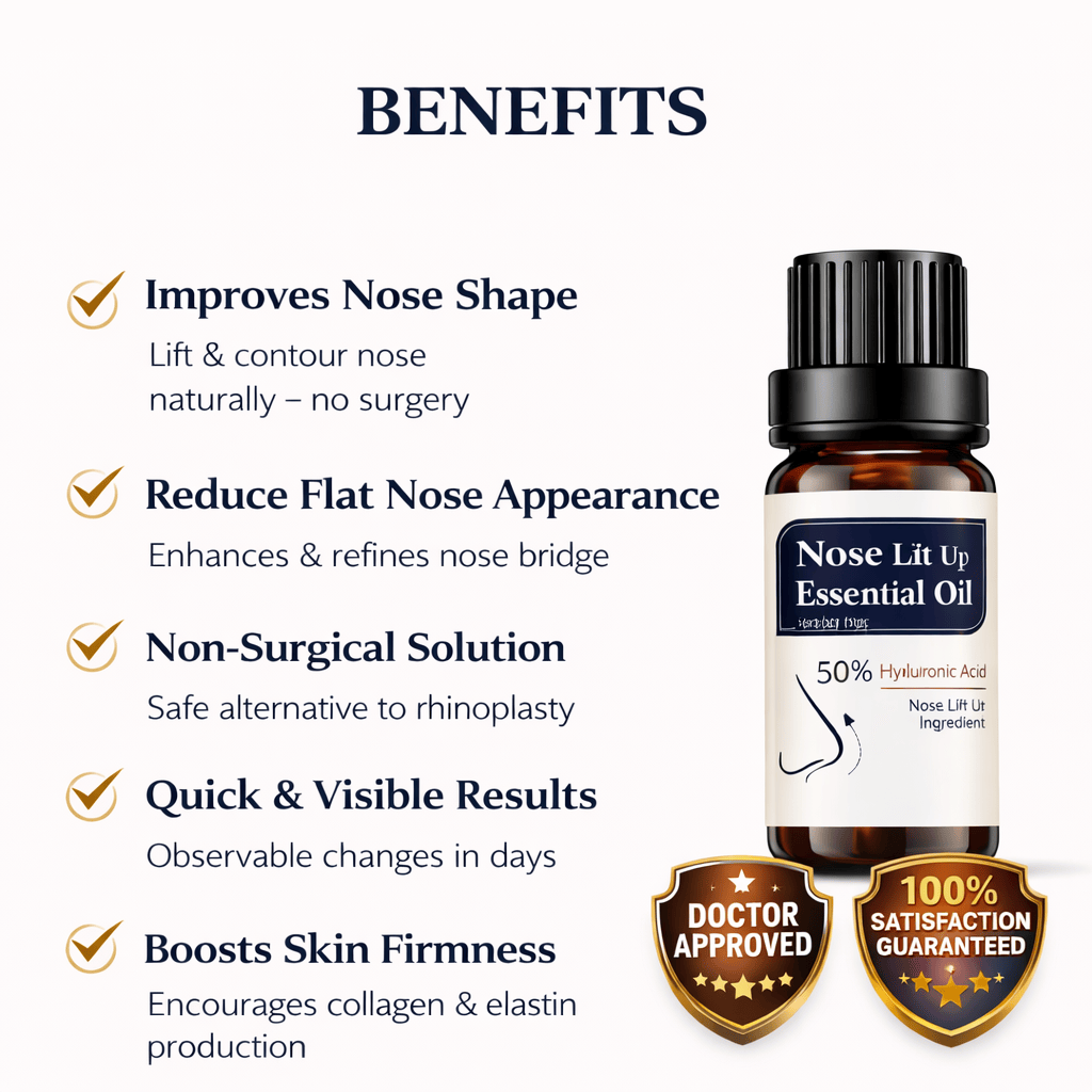 SD Nose Lift Oil - Worried About Your Nose Shape? Fix It Naturally in Just Few Days ✨