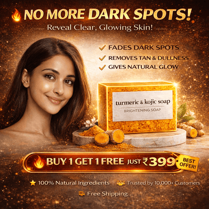 SD 🔥 Powerful 🌿 Natura Tan Removal Formula —  Turmeric & Kojic Brightening Soap
