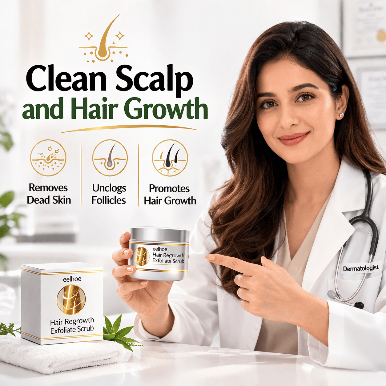 SD Hair Regrowth Exfoliate Scrub by Eelhoe